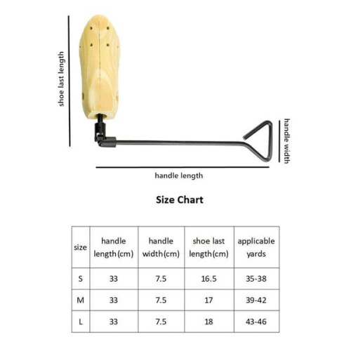 Shoe Support Expanders for Boat Shoes Size S 1