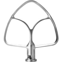 Batteur plat en acier inoxydable pour KitchenAid 4,5–5 pintes