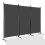 Freestanding Folding Room Divider Metal Frame 3-Panel 1