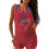 Dames tankini set met Amerikaanse vlag, tweedelig 1