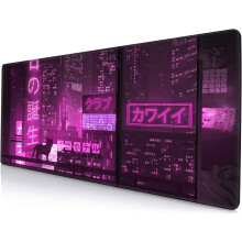 Játékos egérpad Anime dizájn csúszásmentes 31,5x11,8 hüvelykes