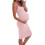 Women's solid high-waisted stretch maternity pencil skirt 1