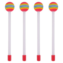 Drum Sticks Kids Practice Rainbow Color 4 Pcs
