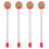 Drum Sticks Kids Practice Rainbow Color 4 Pcs 1