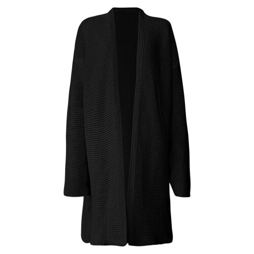 Γυναικείο ελαφρύ μαύρο ζακέτα πουλόβερ Plus Size 2