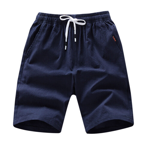 Herreshorts i bomull, blå XXL