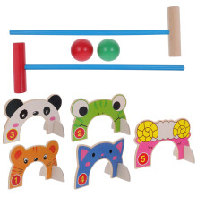 Cartoon Croquet Toy Animal Gate Ball Set