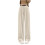 Women's High Waisted Solid Straight Leg Trousers Brown 5