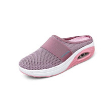Women's walking shoes air cushion mesh mules