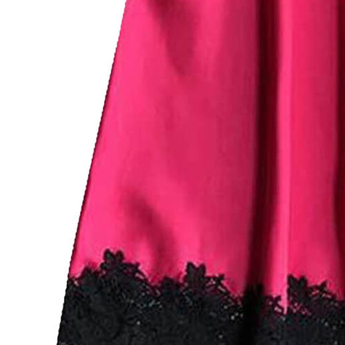 Damen-Spitzen-Dessous-Kleid-Set in Pink 2