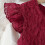 Vestido de princesa infantil, cor sólida, renda, sem mangas, vinho. 5