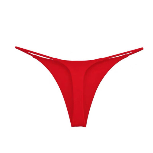Dames katoenen string met lage taille en dubbele bandjes
