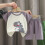 Ensemble d'été imprimé à manches courtes pour tout-petits (3M-6T) 2