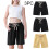 Mädchen Baumwoll-Sport-Joggingshorts, 3er-Pack 2