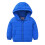 Kinderpufferjack met capuchon, effen kleur, 1-9 jaar 2