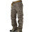 Calça cargo masculina, corte reto e descontraído, com bolsos. 1