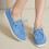 Γυναικεία Oxford Loafers Δερμάτινα Slip-On Φλατ με Memory 6