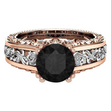 Bague pour femme en alliage plaqué or rose, tailles 5 à 12