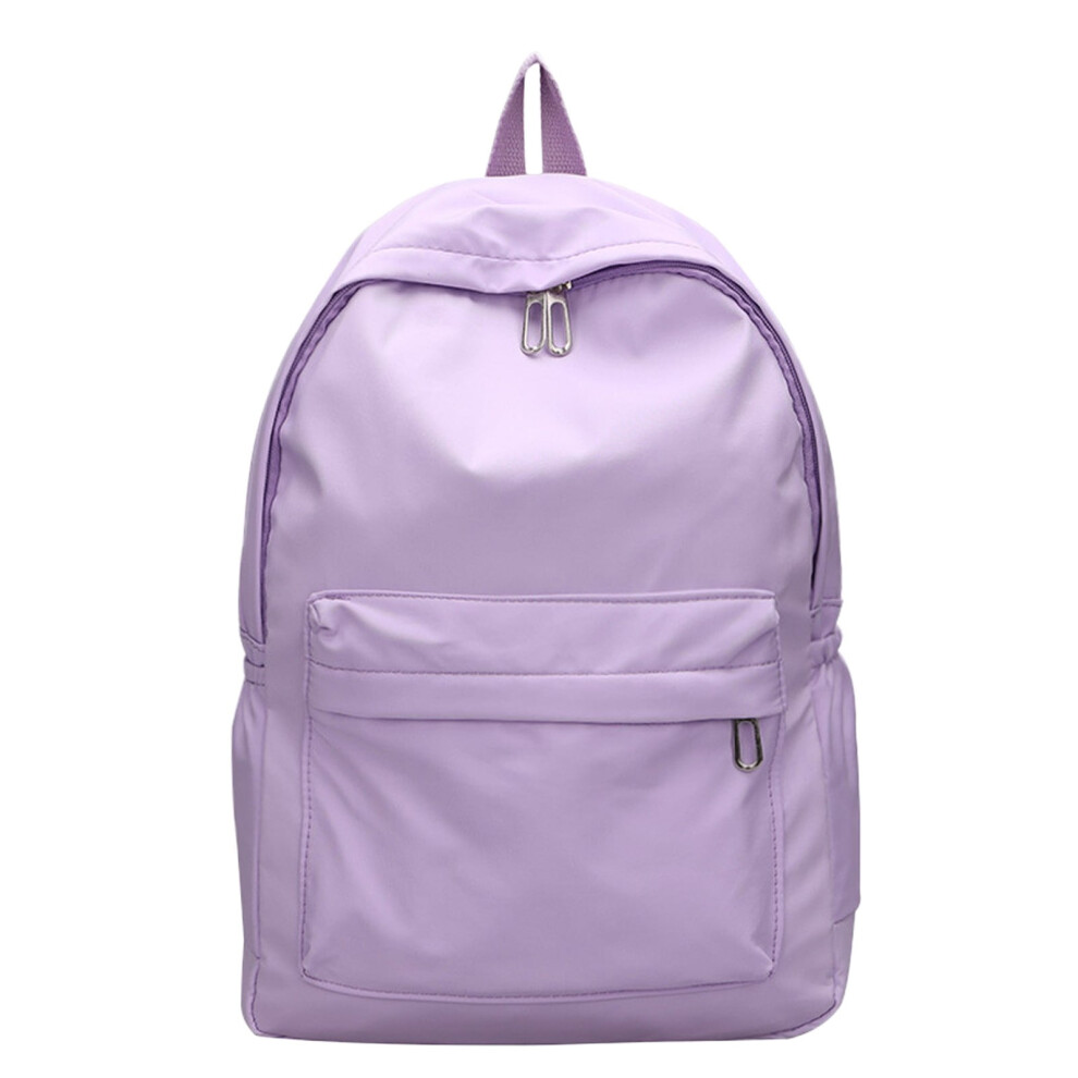 Waterproof Laptop Backpack For 15.6-Inch Laptops Purple 9418476855993