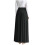 Women's high waist ruched maxi skirt solid color with 2