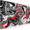 Mousepad Gamer com Padrão Fluido 31,5 x 15,1 polegadas 1