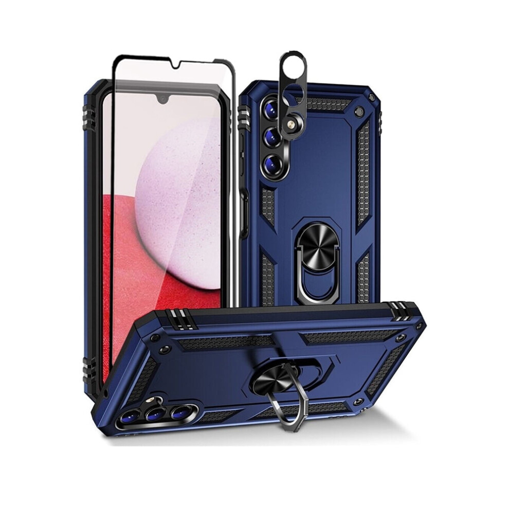 Xhy Galaxy A14 5G Case Military-Grade Double-Layer Blue 9193271349877