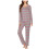Women's long sleeve pajama set 2-piece jogger 1