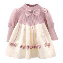 Baby girl floral dress with ruffle sleeves and suspender
