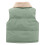 Gilet imbottito per bambini, foderato in pile, verde termico senza maniche 3