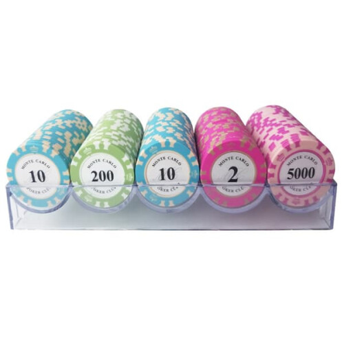 Poker Chips Mahjong Texas Hold'em 2000 Face Value 1