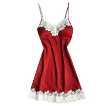 rotes Dessous-Set aus Spitze für Damen