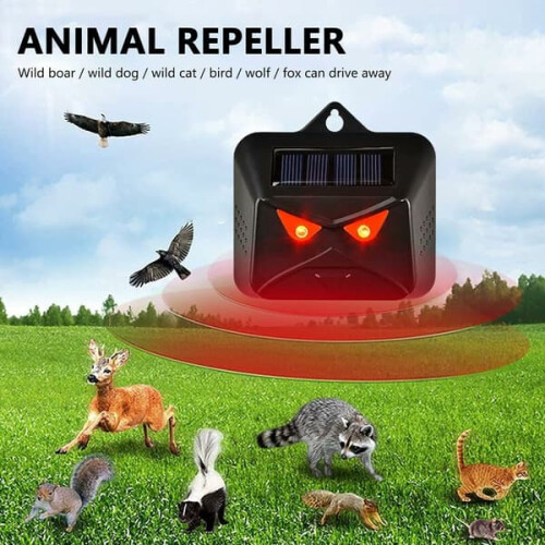 Solar Animal Repeller Waterproof 2-Pack 1
