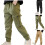 Παντελόνι Jogger για Αγόρια Cargo, Βαμβακερό, Χακί, 12-16 ετών 4