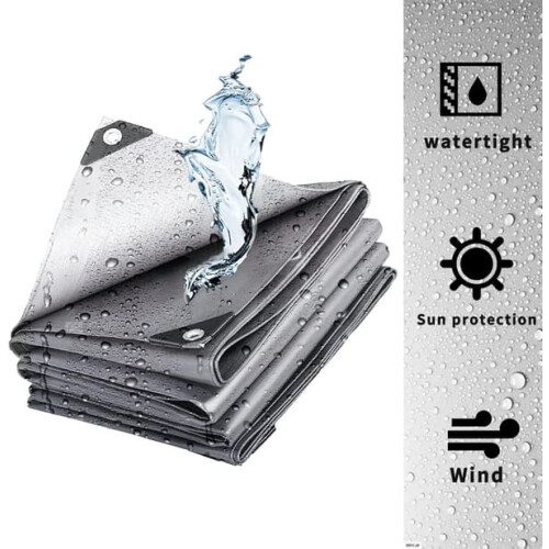 Protective tarpaulin with eyelets 2m x 4m 1