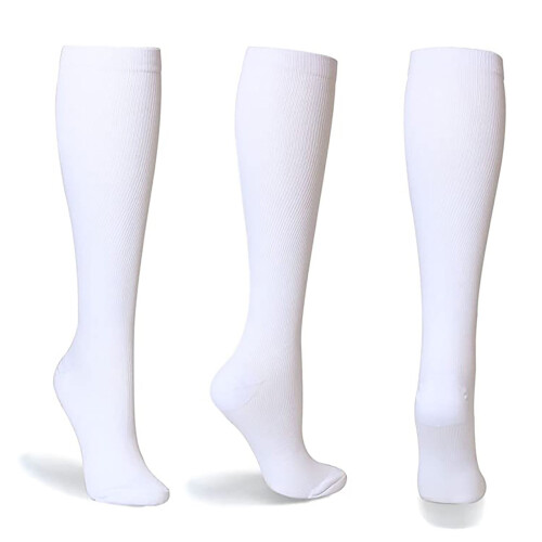 Women's Compression Socks Summer Mid-Calf Solid Color 2