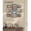 Collage Picture Frames Set Glass Ink Black 10-Piece 8