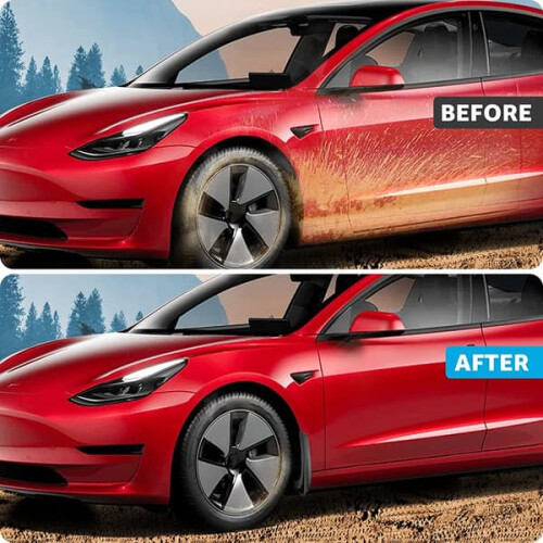 Tesla Model 3 mudguards front rear matte black 4 pcs 2