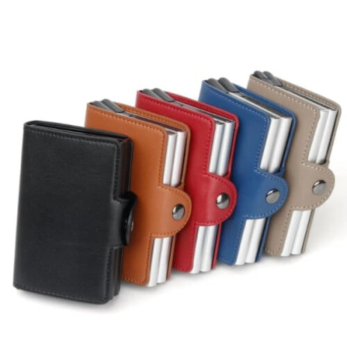 Διπλή αντικλεπτική θήκη καρτών RFID-NFC Secure POP UP - 12Cards Blue - 12cards 2