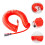 Air Compressor Hose with Red PU Spring Spiral 1 Pack 6