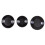 Makeup Mirror Black Magnifying 1x 2