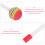 Drum Sticks Kids Practice Rainbow Color 4 Pcs 7