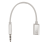 Audio kábel 3,5 mm samec - USB-C samica, 1,2 m 2