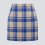 Dames geruite kokerrok met hoge taille, midi-lengte 2