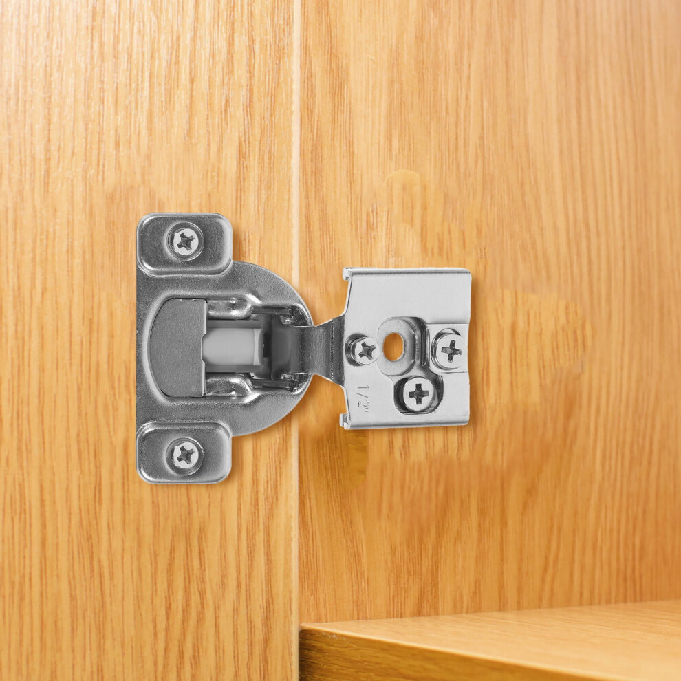 American Cabinet Hinge Hidden Mechanism Silver 2 Pcs 9418476862809