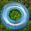 Transparent sequined inflatable swimming ring PVC 70 cm 7
