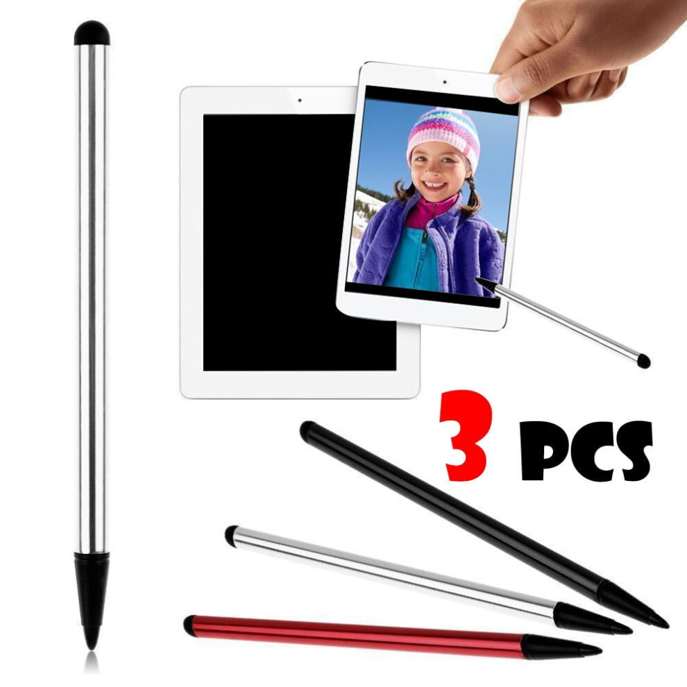 Stylus Pen For Touch Screens Dual Rubber Tips 3 Pcs 9178400781407