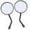 Motorcycle Rear View Mirror 10mm Round 1 Pair 1