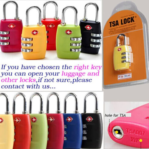TSA Key Bag for Luggage Black TSA007 2
