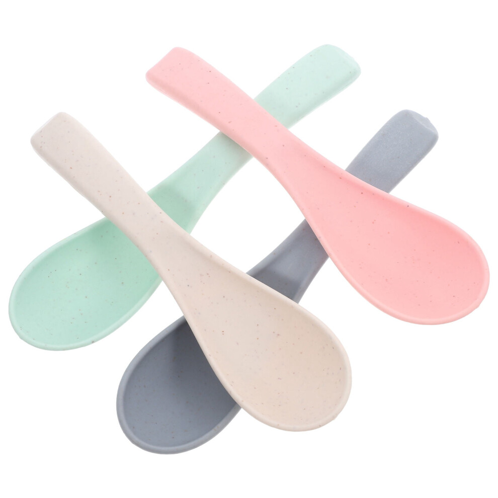 Cereal Spoon Dishwasher Safe Ergonomic 4 Pcs