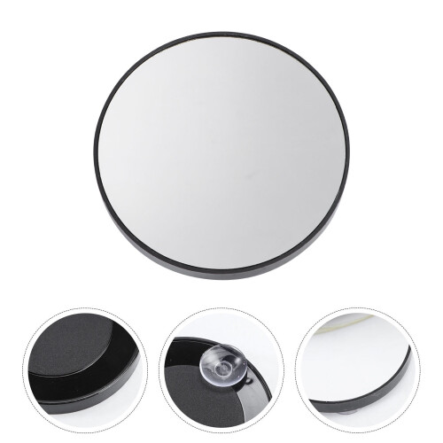 Miroir à ventouse grossissant 15x noir 3,5 pouces